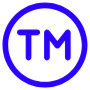 Trademark Naval Blue Outline free icon for commercial use