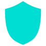 Turquaz Blue Shield free icon for commercial use
