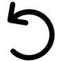 Undo Back Left Arrow Black Circular icon