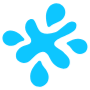 Water Splash Blue Drops free icon for commercial use