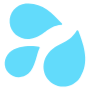 Water Splash Blue Drops icon