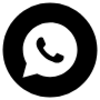 Whatsapp Black And White Circle Round free icon for commercial use