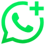 Whatsapp Business App Logo Green Outline icon