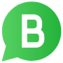 Whatsapp Business Green Symbol free icon for commercial use