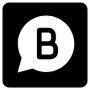 Whatsapp Business Square Black free icon for commercial use