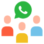 Whatsapp Group Chat People free icon for commercial use