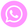 Whatsapp Pink Circle Round free icon for commercial use