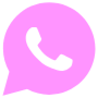 Whatsapp Pink free icon for commercial use