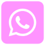 Whatsapp Pink Square free icon for commercial use