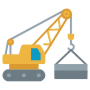 Yellow Crane Heavy Vehicle Lifting free icon for commercial use