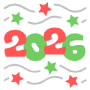 2026 Party free icon for commercial use