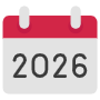 2026 Red Calendar free icon for commercial use