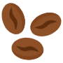 3 Coffee Beans Brown free icon for commercial use