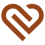 Abstract Heart Brown Aesthetic free icon for commercial use