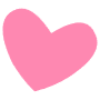 Abstract Shape Heart Pink free icon for commercial use