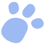 Abstract Shape Paw Print icon