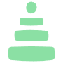 Abstract Shape Pyramid icon
