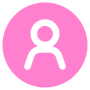 Account Circle Round Pink free icon for commercial use