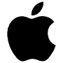 Apple Logo Black free icon for commercial use