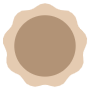 Beige Circle Seal Stamp free icon for commercial use