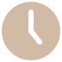 Beige Clock Circle Round free icon for commercial use
