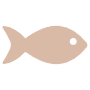 Beige Fish Basic free icon for commercial use