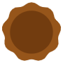 Brown Circle Seal Stamp free icon for commercial use