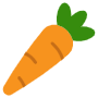 Carrot Healthy Vegetable free icon for commercial use