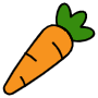 Carrot Vegetable free icon for commercial use