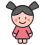 Child Girl free icon for commercial use