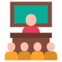 Classroom Teacher And Students free icon for commercial use