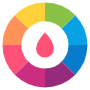 Color Wheel Drop Palette free icon for commercial use
