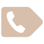 Contact Number Phone Beige free icon for commercial use