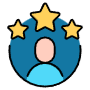Customer Satisfaction Rating free icon for commercial use