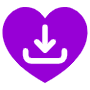 Download Heart Purple icon