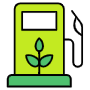 Eco Green Energy Fuel Pump free icon for commercial use
