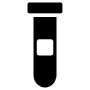 Empty Black Test Tube free icon for commercial use