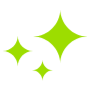 Glitter Sparkle Green free icon for commercial use