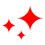 Glitter Sparkle Red free icon for commercial use