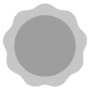 Gray Circle Seal Stamp free icon for commercial use