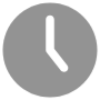 Gray Clock Circle Round free icon for commercial use