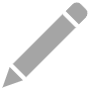 Gray Pencil free icon for commercial use