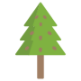 Green Conifer Pine Tree free icon for commercial use