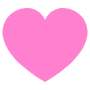 Heart Isolated Pink icon