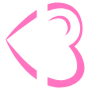 Heart Symbol 3 Aesthetic Pink free icon for commercial use