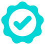 High Quality Turquoise Check free icon for commercial use