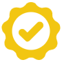 High Quality Yellow Check free icon for commercial use