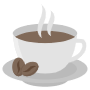 Hot Coffee Mug And Beans free icon for commercial use