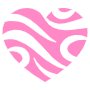 Abstract Heart Cute Pink icon