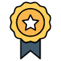 Award Star Badge free icon for commercial use